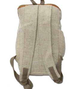 Natural Hemp Backpack Nepal 3 Natural Hemp Backpack Nepal - Image 2