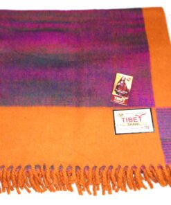 100% Yak Wool Blanket, Mustard Yellow Color - Image 2