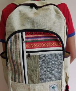 Multi Color Hemp Bag 3 multi color hemp backpack