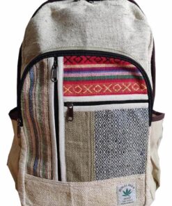 multi color hemp bag