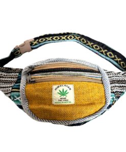 Yellow Hemp Fanny Pack