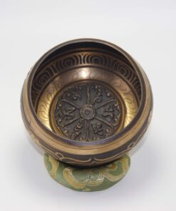 Hand Carved Tibetan Mantra Singing Bowl