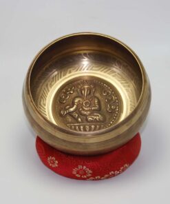 Hand Carved Ganesh Singing Bowl