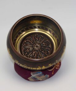 Double Dorje Embossed Singing Bowl