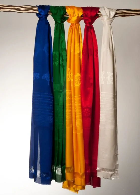 tibetan prayer scarf khata