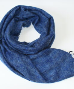 yak wool shawl blue color