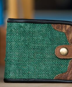 Pure Hemp Bi-fold Wallet Suede