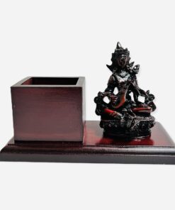 pen holder with saraswati statue