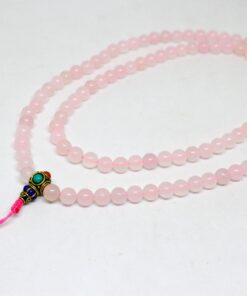 Rose Quartz Stone Mala